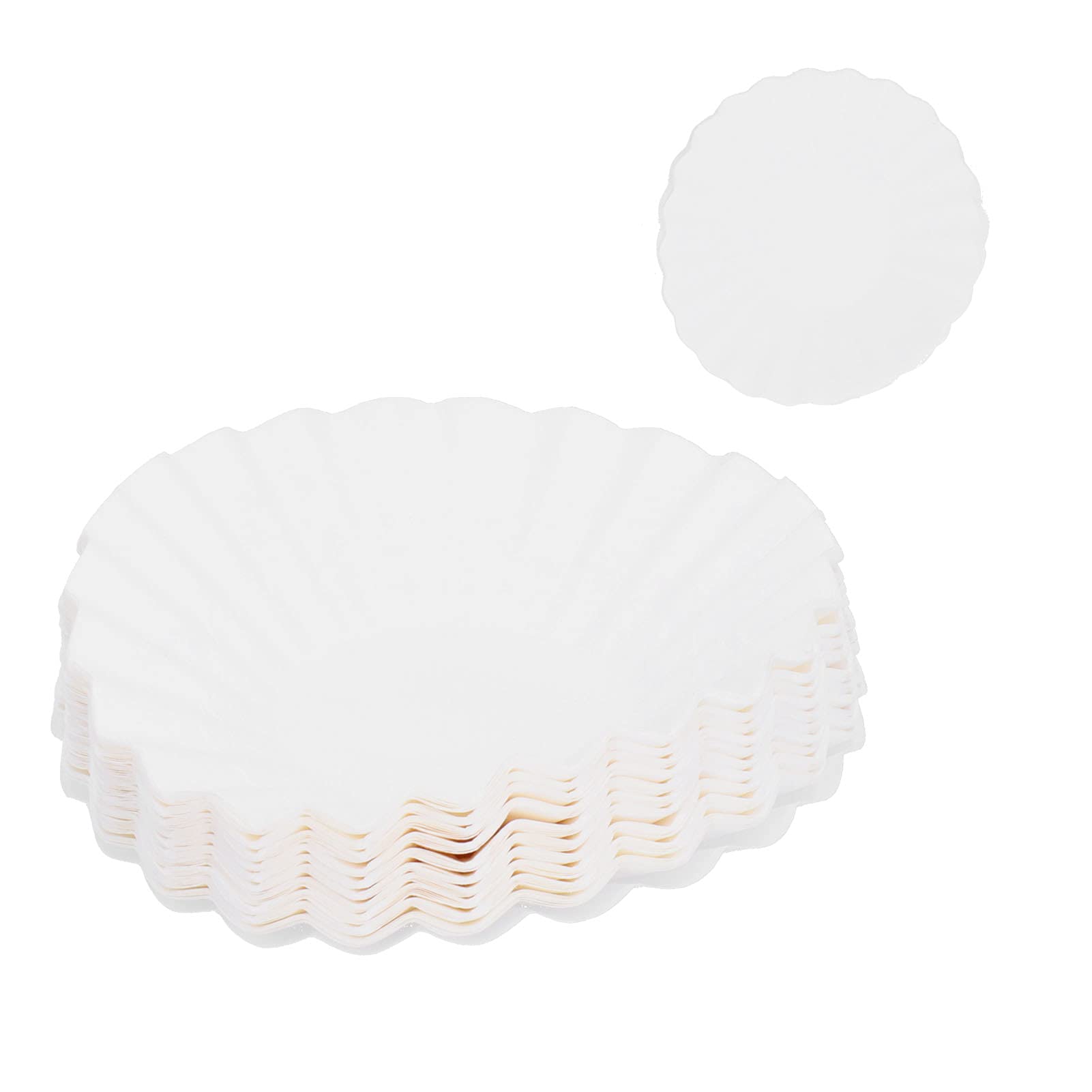 Tazza di Carta da Filtro Coffee Hand Pour Papers Pulp per Filtri Usa e Getta in Legno da 100 Pezzi da 6,5 ​​pollici