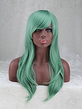 topwigy Mujer 28 "de largo ondulado pelo sintético peluca color resistente al calor Cosplay Partido Peluca