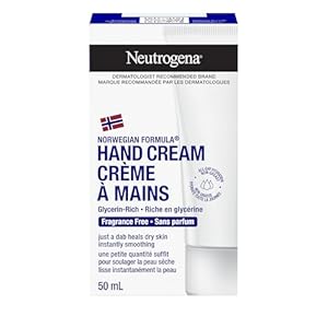 Neutrogena Norwegian Formula Unscented Hand Cream, Fragrance Free, 50mL