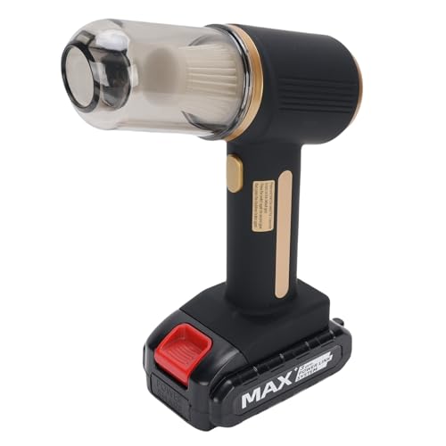 Lazmin112 Aspirateur sans Fil Portable pour Voiture, 20000 Pa Puissance d'Aspiration Et De Soufflage Élevée, 2 Filtres Lavables, 3 x 2000 Mah, Aspirateur Main, pour Voiture, Maison