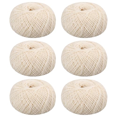 Hilos de Bordado Sashiko de Algodón 6 x 150 m miniatura 1