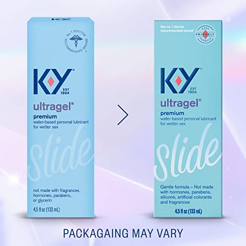 image for K-Y Ultragel Water Based Personal Lubricant, pH Balanced Lube, Paraben