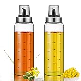 2.Die Art des gebogenen Ausgussdesigns, mit dem die Ölmenge leicht kontrolliert werden kann. Die transparente Flasche kann mit warmem Seifenwasser gereinigt oder zur einfachen Reinigung in die Spülmaschine geworfen werden