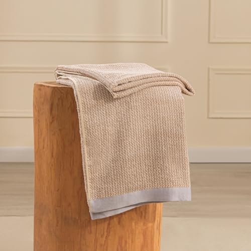 CUBE HOME Luxury 100% Bamboo Bath Towel, 70 x 140 cm, Natural Bamboo, Highly Absorbent - Image 2