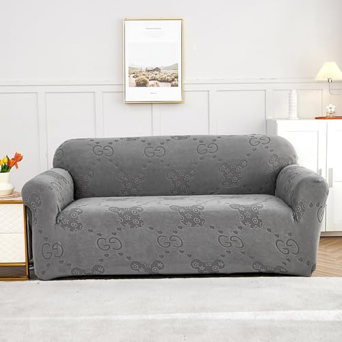 Housse de canapé jacquard extensible de salon haut de gamme - 2