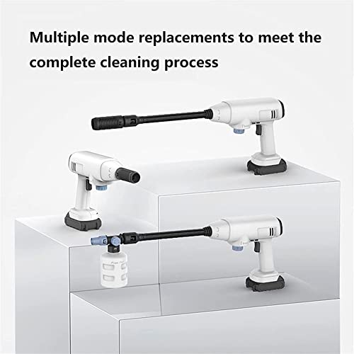 ZXNANA Cordless High Pressure Car Washing Machine Electric Washing Machine 200W with 2 Pieces Of Rechargeable Various - Image 2