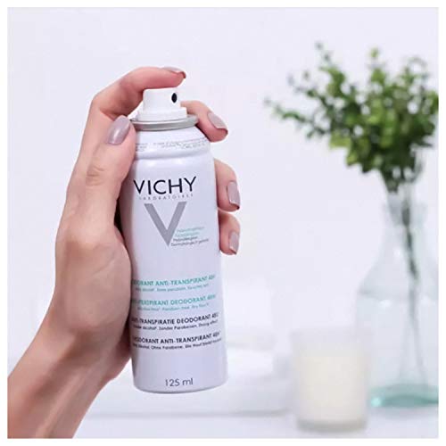 Vichy, Déodorant Aérosol Anti-Transpirant 48H, Transpiration Intense, Sans Alcool, Toucher sec, 125ml