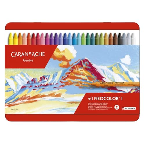 Caran dAche Neocolor Pastels (40 Colors)