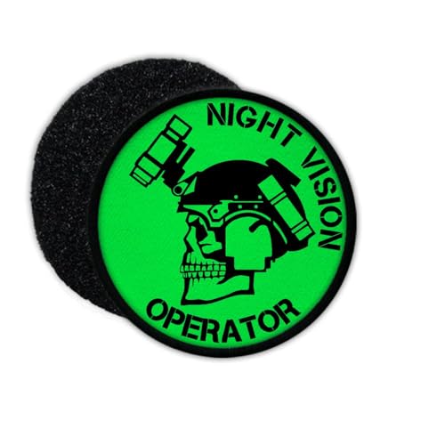 ALFASHIRT Patch - Night Vision Operator Night Vision Device Airsoft Morale Army Helmet #26679
