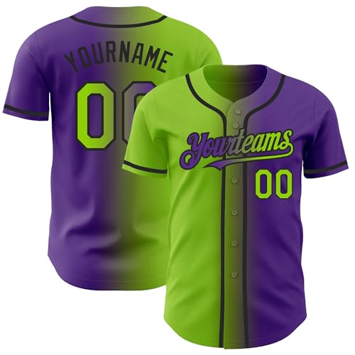 Customize Baseball Jersey, Personalized Name Number and Logo, Baseball Shirt for Men Women Youth Kids miniatura 1
