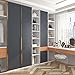 Livelynine Dark Grey Peel and Stick Wallpaper for Bathroom Renter Friendly Cabinet Vinyl Wrap for Kitchen Countertop Covers Waterproof Gray Contact Paper for Cabinets Desk Wallpaper 15.8x78.8 Inch