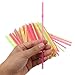 Flexible Plastic Straws Disposable, Vibrant & Colorful Assortment Bendy, Stylish Drinking Straws for Every Occasion & Party Decoration, 175 Count