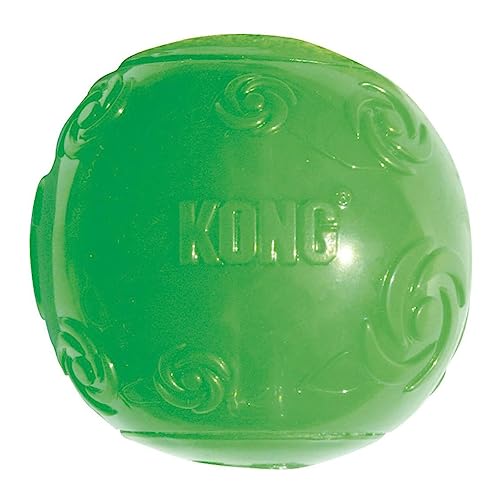 KONG Squeezz Ball Hundespielzeug, Größe XL, 8,9 cm Durchmesser, 3 Stück