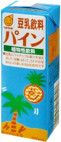 Soymilk drink pineapple 200mlx24