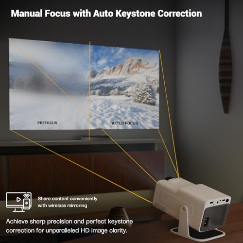 Lifelong LightBeam Pro Smart Projector for Home, Native 1080p with 4K Support, 4500 Lumens, Android 11 with Built-in apps (Netflix, Prime, YouTube)... - Image 5