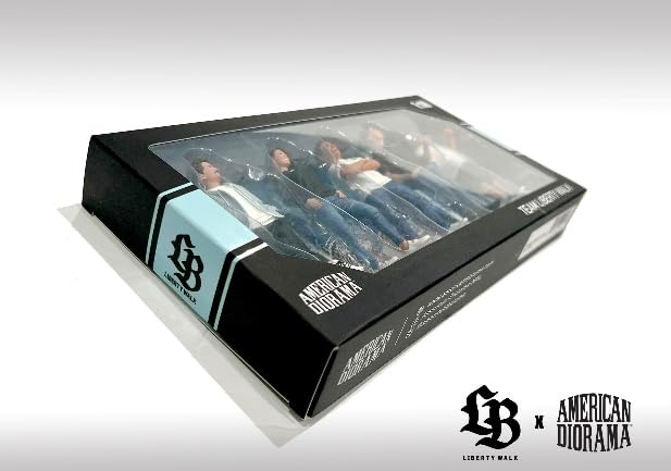 アメリカンジオラマ 1/18 フィギュア チームリバティーウォーク Amazon.com: American Diorama Team Liberty Walk 1/18 Figure, Set of