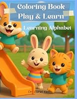 Coloring Book for Kids: Learning Alphabet B0F5N54BV7 Book Cover