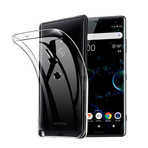 For Xperia XZ3 SOV39 SO-01L ケース クリア TPU ケース Xperia XZ3 カバー TPU 超薄型 全面保護 ケース TPU ソフト Xperia XZ3 ケース クリア シリコン 透明 クリア ケース 耐衝撃 TPU ケース【Hcsxlcj】(XZ3)
