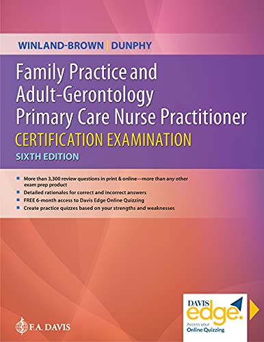 Family Practice And Adult-Gerontology Primary Care Nurse Practitioner Certification Examination #TOP28