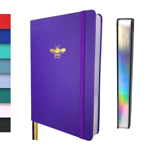 Bullet Journal A5 haut de gamme 180g carnet de notes durable violet