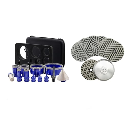 Kit de brocas diamantadas SHDIATOOL para porcelana y mármol miniatura 1