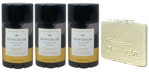 Bath & Body Works The Men's Collection Gingham Legend 3 Desodorantes Antitranspirantes miniatura 1