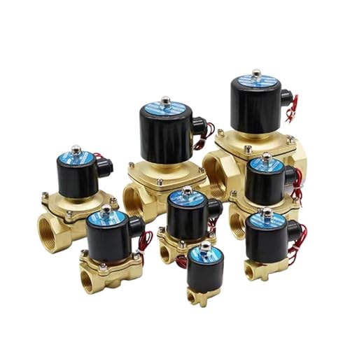 Electroválvula 2W de latón de 1/2 pulgada CA 110V para control de agua 7