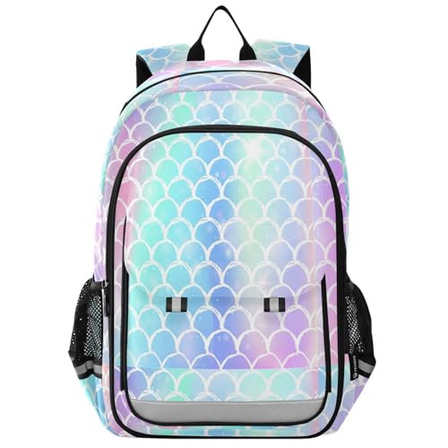 Sac à dos ordinateur portable lycée et voyage décontracté au motif sirène magique