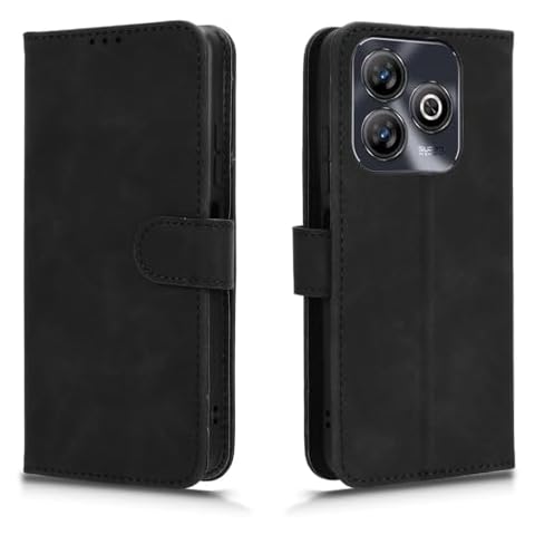 WBWONE Leather Folio Case for ZTE Blade A75 Cover