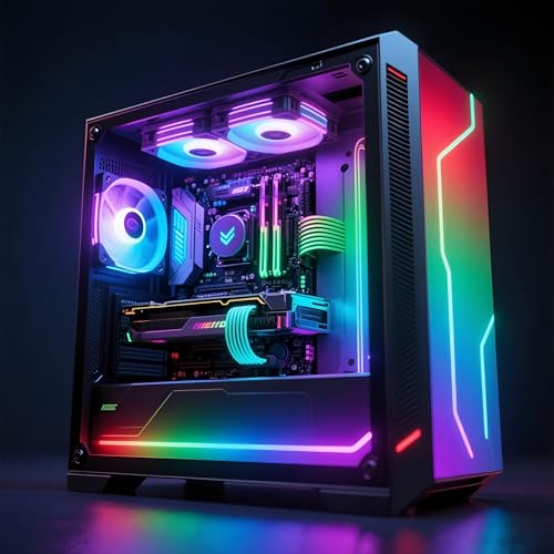 Image of Airgoo Magnetic 16-Port ARGB Controller 5V 3-Pin Support SignalRGB OpenRGB | SATA Powered ARGB PC Lighting Hub, Compact Size with strong built-in magnets, Easy Install for Mid & Full-Tower Cases