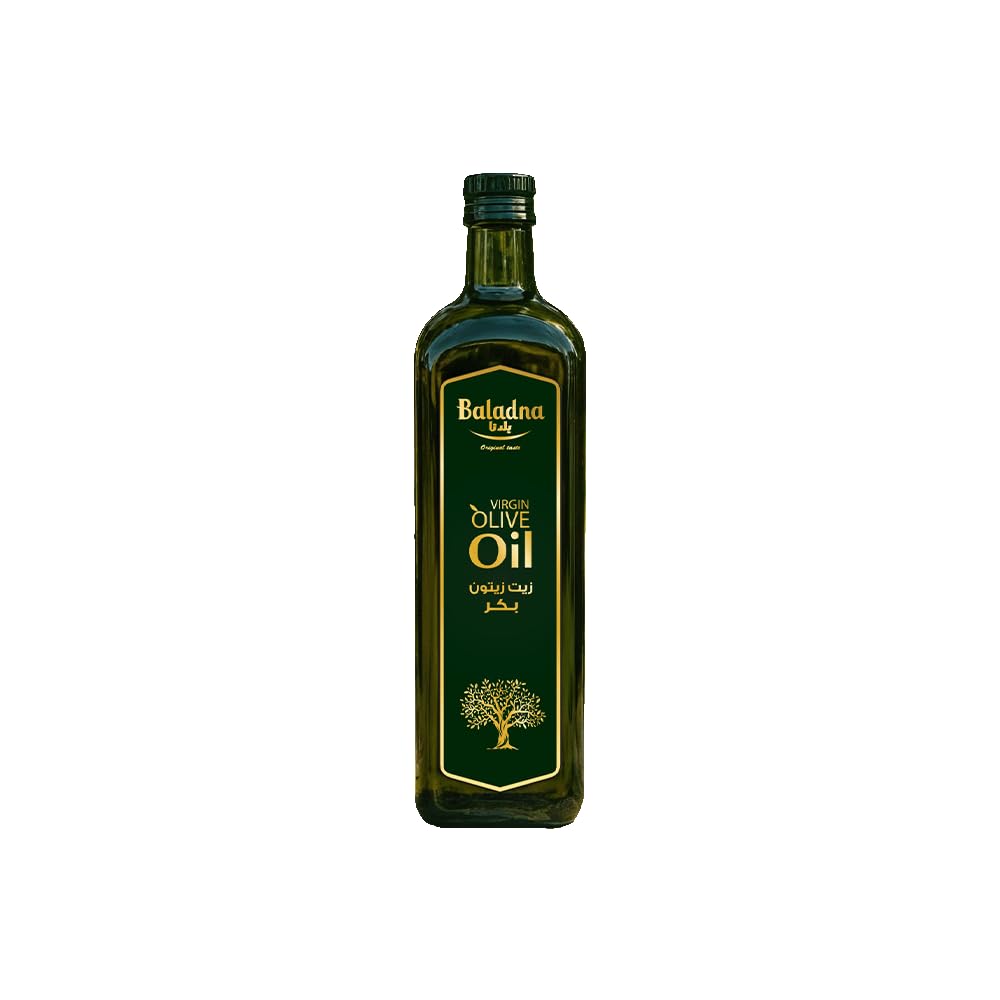 Baladna Natives Olivenöl Extra 500 g x 12 | Kaltgepresst | Ideal für Salate, Würzen, Marinieren & Kochen | Vegan | Glutenfrei | Halal | Keto | Auch zur Pflege von trockenem, sprödem Haar geeignet