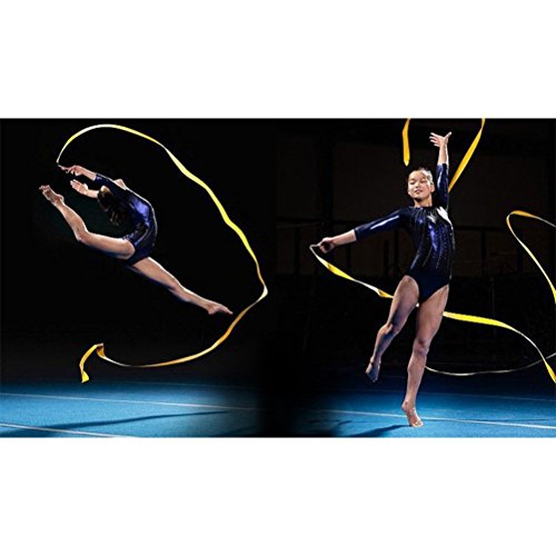 10 Pcs Fita De Ginástica Fita Rítmica Fitas Coloridas De Ginástica Streamers De Arte Streamers De Gi