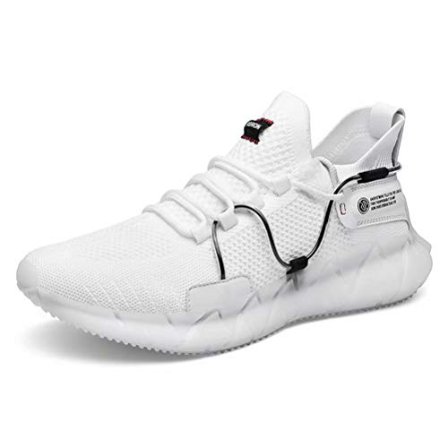 Fushiton Mens Running Shoes Fashion Casual Sports Trainers Jogging Gym Athletic Sneakers Comfortable Breathable Lightweight Non-Slip