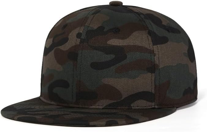 Camo Mesh Baseball Cap Men Breathable Quick Dry Sun Hat UV Protection Women Vintage Cotton Unisex Summer Outdoor Sports Visor Snapback Trucker with Adjustable Buckle, Army Green