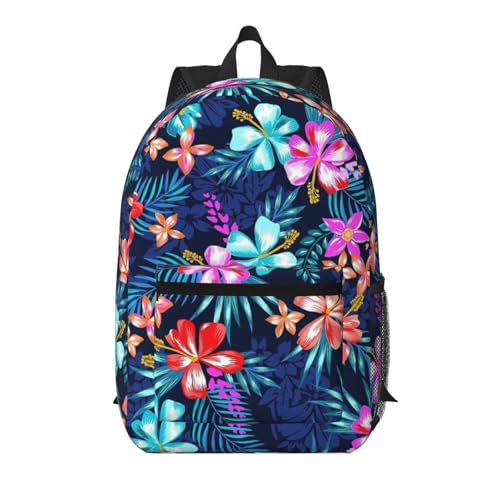 Sac à dos de voyage portable tendance multi-poches noir et grand sac quotidien 43,2 cm