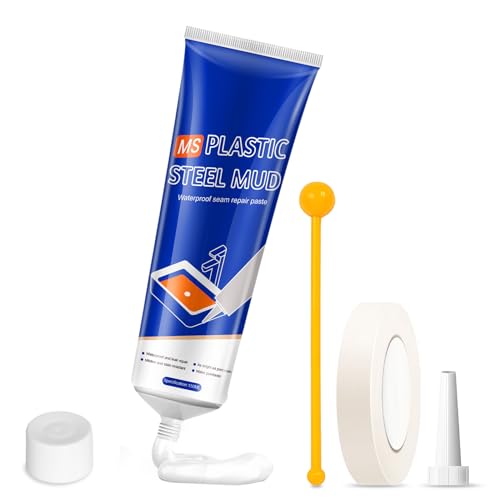 Silicona Baño, Sellador Juntas, Silicona Exterior Impermeable, Color Blanco, Sellador de Juntas para Baño Ducha Cocina, Siliconas Sanitaria 150 ML