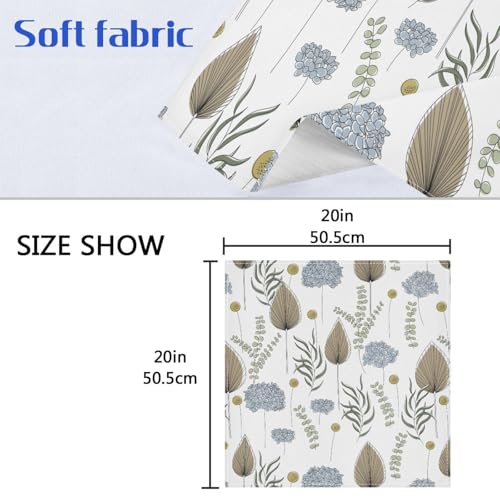 Juego de 6 servilletas de tela decorativas 20x20 pulg miniatura 6