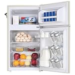 Frigidaire EFR840-Cream EFR840 Retro Mini Fridge with Freezer & Side Bottle Opener-Small 2 Door Refrigerator for Office Bar or College Dorm Room-3.1 Cu Ft – 19”"D x 20.5" W x 33.5" H (Cream) - Image 2