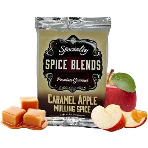 Tennessee’s Best Mulling Spice Blend Packet - Premium Gourmet Specialty Mulled Spice with Flavors of Cinnamon & Clove - Delicious Ingredients Mix Great with Apple Cider & Wine - 6 oz (6 oz, Caramel Apple Mulling Spice) Cover