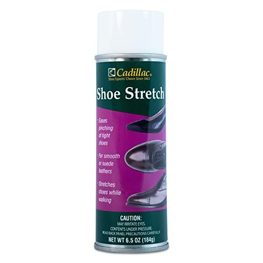 Cadillac Shoe Stretch Spray - Professional Boot & Shoe Stretcher & Softener for Women and Men | Stretch Leather, Suede, Nubuck and Other Footwear for Wide Feet