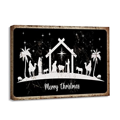 Belén de Navidad en lienzo: obras de arte de pared perfectas para regalar estas fiestas