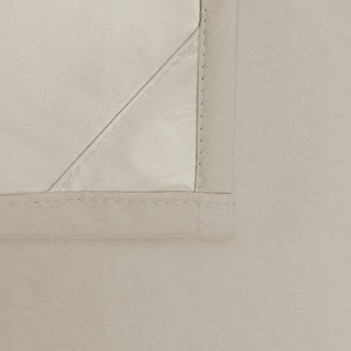 Zenna Home Waterproof Fabric Shower Curtain Or Liner, 70 In. X 72 In, Beige #TOP3