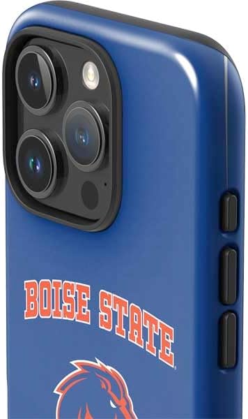 Skinit Impact Phone Case Compatible with iPhone 16 Pro - Officially Licensed Boise State University Collegiate Text Design