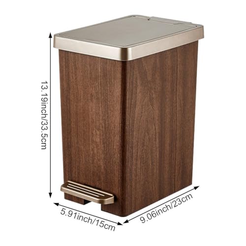 Caja de almacenamiento para oficina y cubo de basura decorativo para salones 8