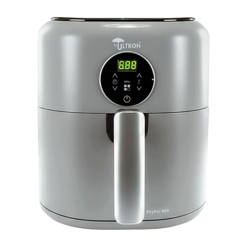 Image of Ultron Air Fryer Digital 4.5 L FryFit 45S, 1200W Oil-free Cooking | Instant Electric Air Fryer for Home, Rapid Hot Air Circulation, Fry, Grill, Roast, Steam, and Bake | 1 Year Warranty