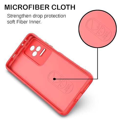 Image of amazon basics Mobile Cover for Mi Redmi K50 5G / K50 Pro 5G | Full Camera Protection | Liquid Silicon Case | Flexible Bumper Case for Mi Redmi K50 5G / K50 Pro 5G (Red)