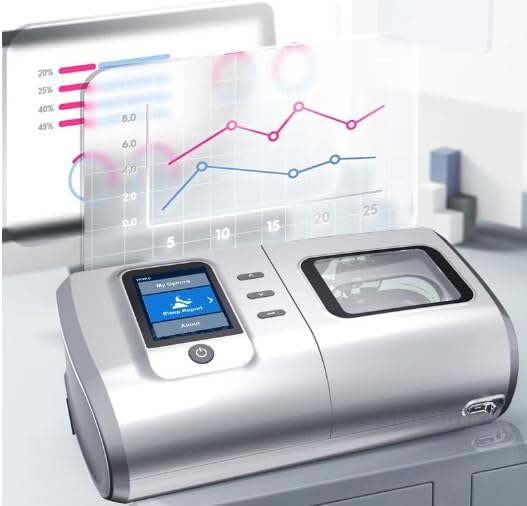 DS6 Auto Airflow Machine for Comfortable Night Use, Smart Data Recording, Built-In Humidifier, Low Noise