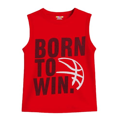 Image of Kuchipoo Boys Regular Fit Sleeveless Cotton T-Shirts