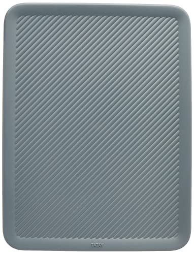 TATAY Plastic Storage Basket Lid Baobab, Grey, 18.6 x 27.7 x 0,6 - Image 2