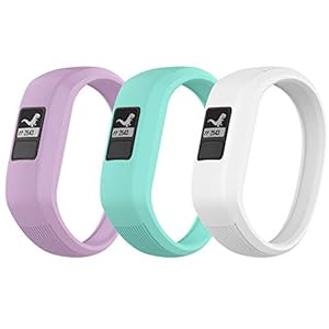 Watbro Bands Compatible with Garmin Vivofit JR/Vivofit JR2/ Vivofit 3, Soft Silicone Adjustable Stretchy Replacement…